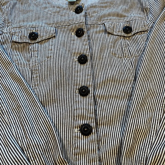 Christopher & Banks Brown Striped Jacket - Picture 4 of 11